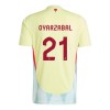 Oficiální Fotbalový Dres Španělsko Mikel Oyarzabal 21 Hostující ME 2024 pro Muži